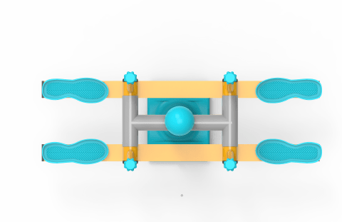 Ciftli Havada Gezinim Aleti KLF-08 | Dış Mekan Spor Aletleri | Erse Kent Mobilyaları
